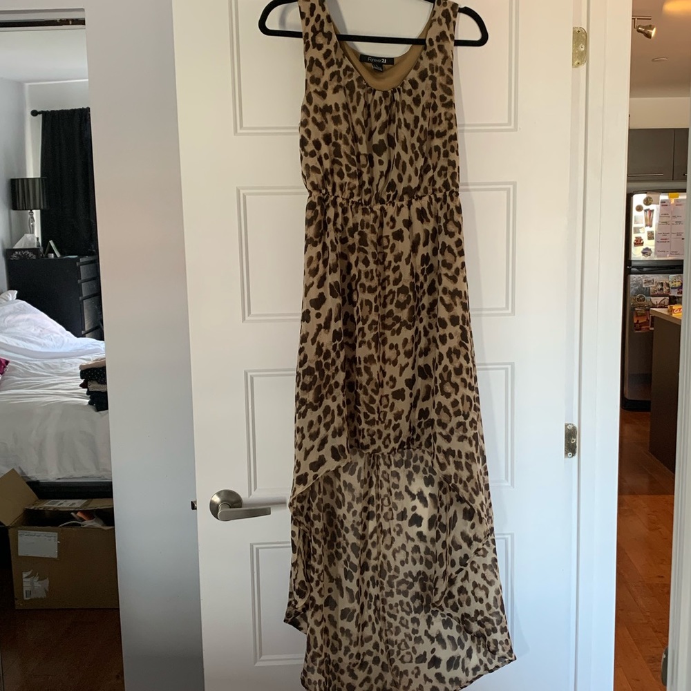 Forever 21 High-Low Leopard Dress